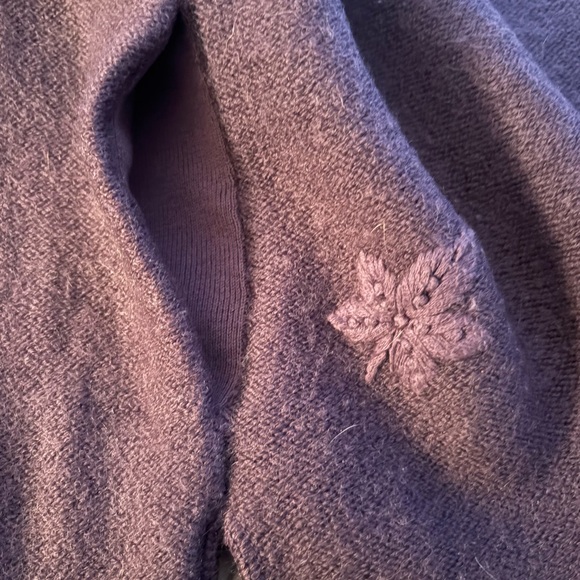 Cabela's Deep Purple Cardigan Sweater - Picture 4 of 11